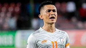 Sunil Chhetri has 90 goals from 138 matches for India.