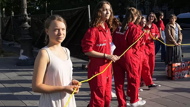 Paris: Climate Activists Demonstrate Protest On Sidelines Of Global Climate Finance Summit