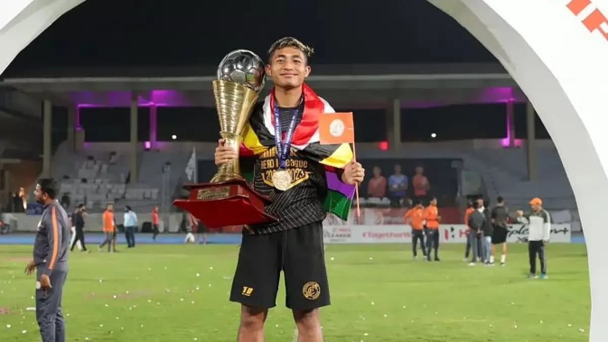 Aphaoba won the I-League with RoundGlass Punjab FC last season.