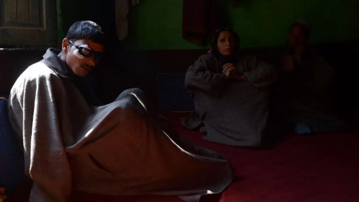 Scores of people have been injured by marbles fired from slingshots, pellet guns, pepper grenades 