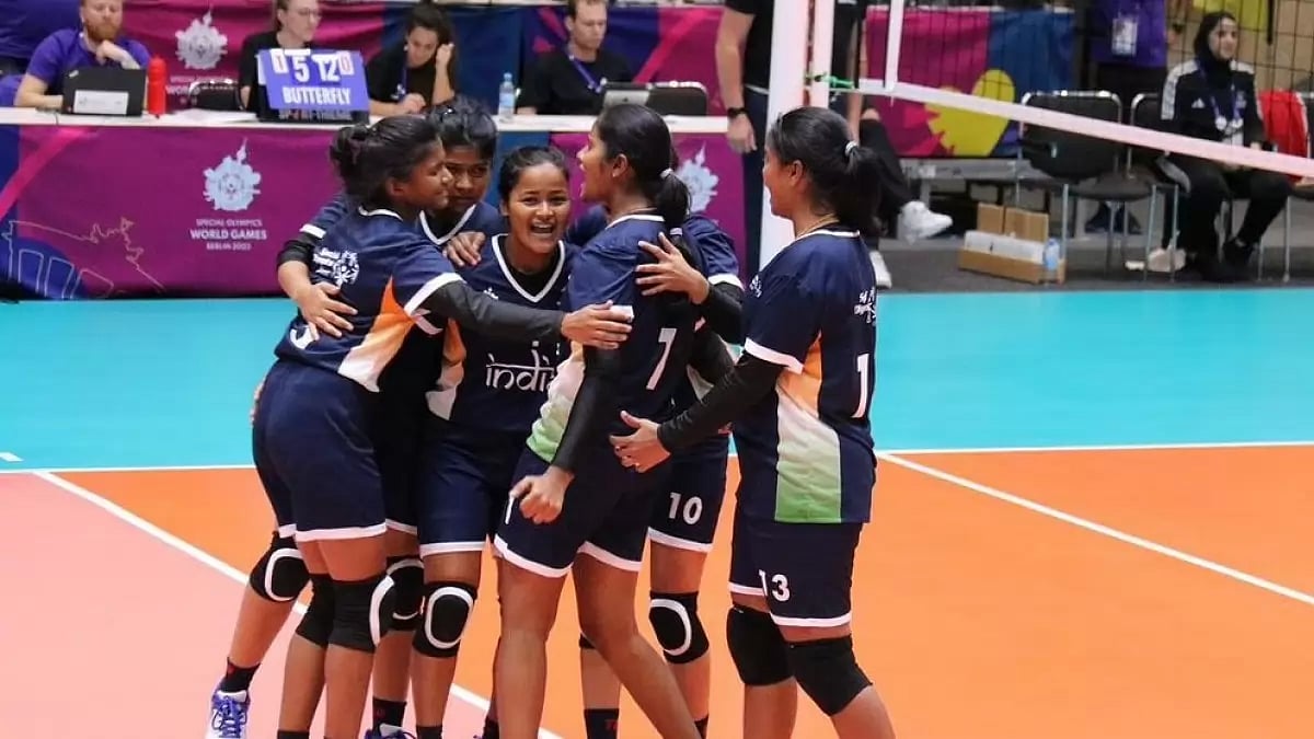 In the women's unified team event, India won gold, beating UAE.