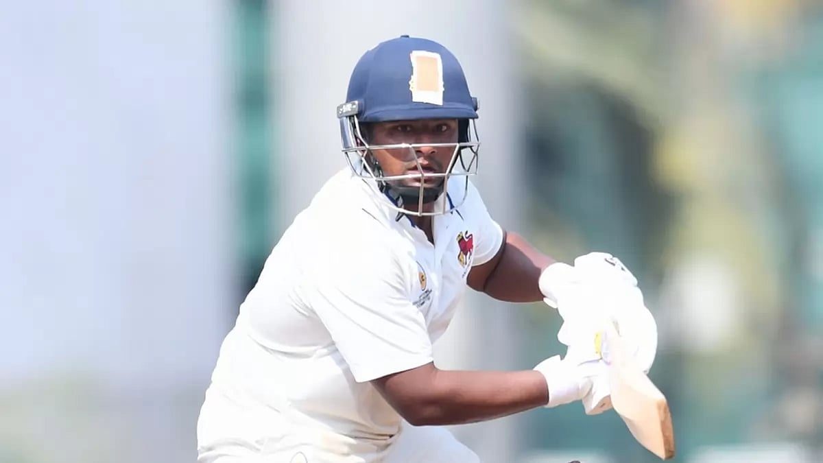 (Photo: File) : Sarfaraz Khan could make his India debut in Rajkot