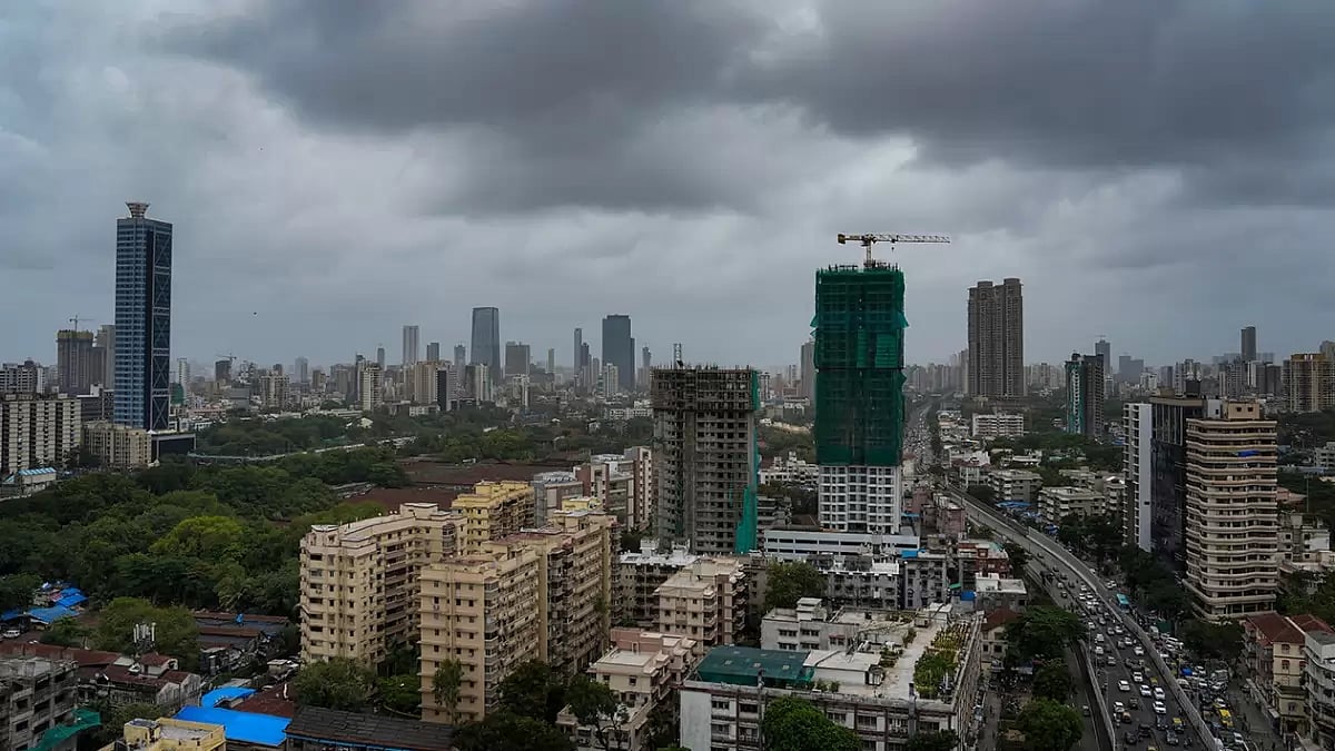Monsoon clouds in Mumbai