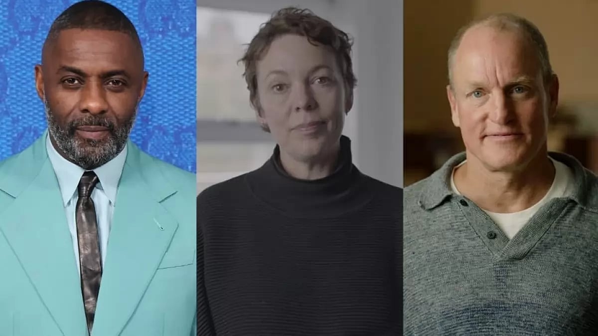 Idris Elba, Olivia Colman, Woody Harrelson