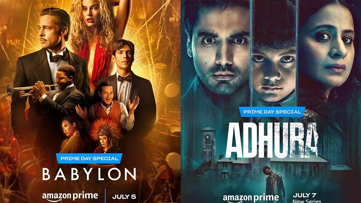 Posters of 'Babylon' and 'Adhura'