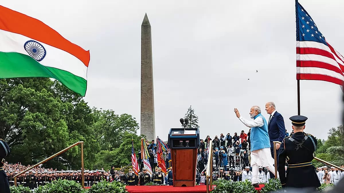 A New Era: Modi with Biden at the White House