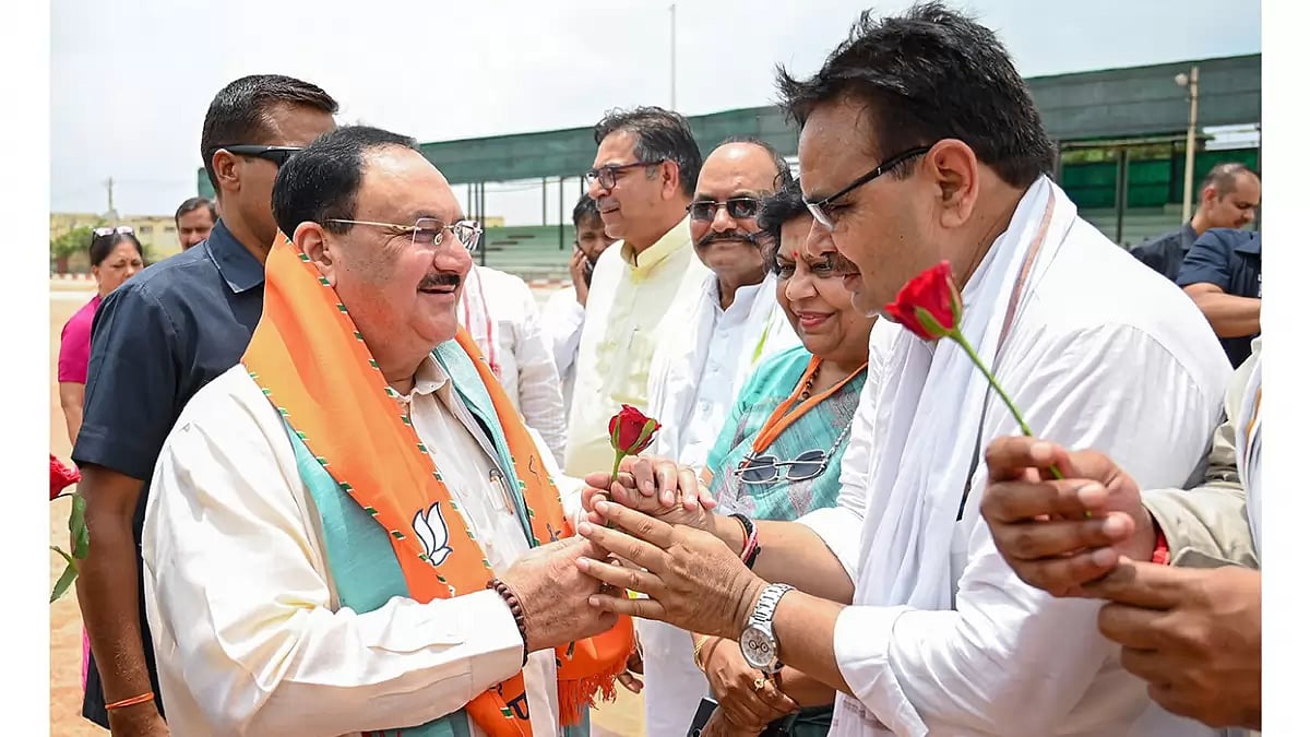 JP Nadda in Rajasthan