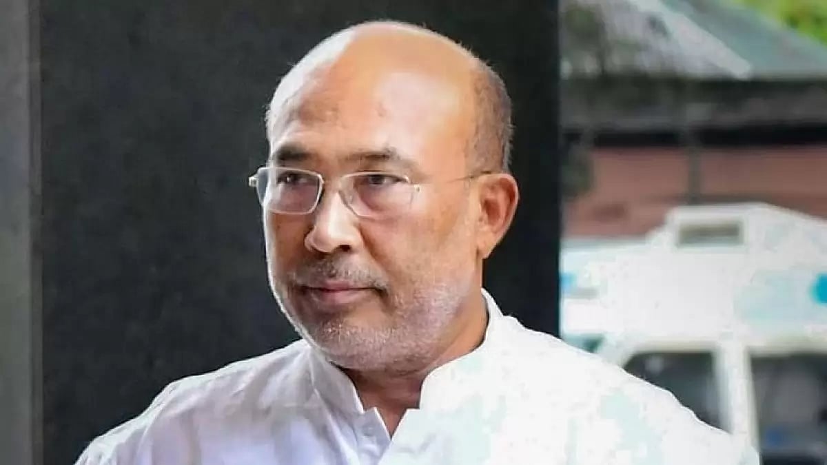 Manipur Ex-CM N Biren Singh - File Photo