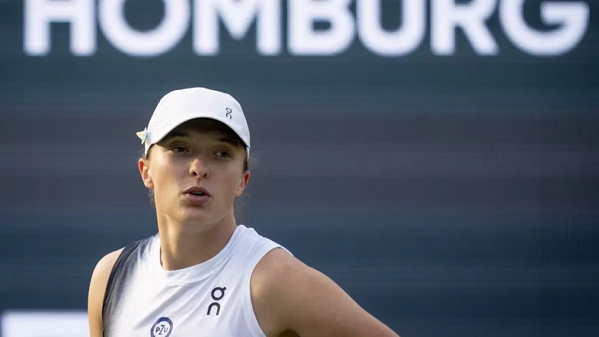 Swiatek has been drawn against Zhu Lin in the first round of Wimbledon.