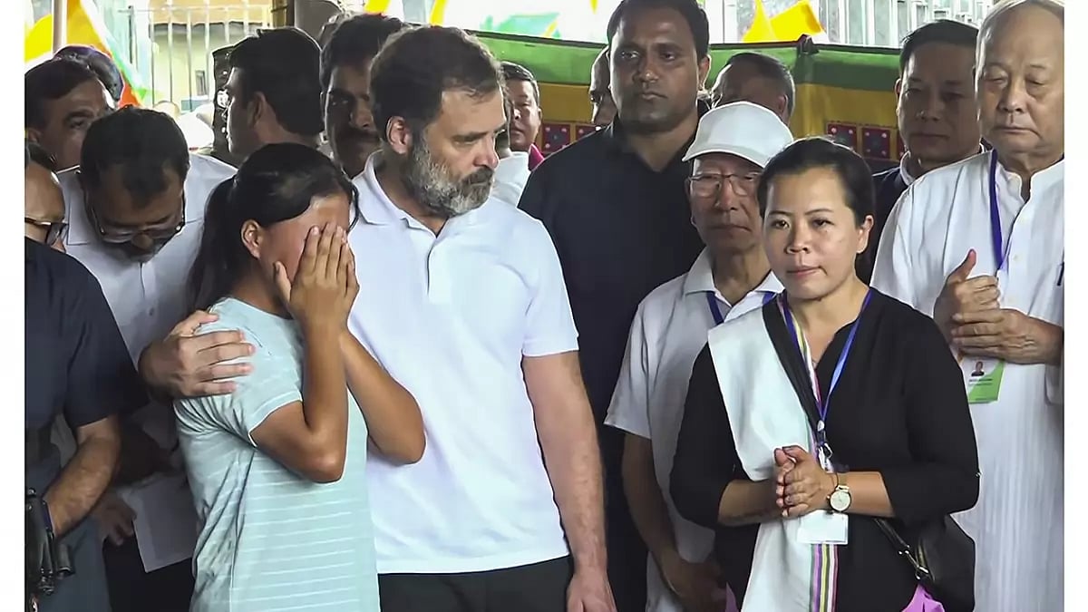 Rahul Gandhi in Manipur