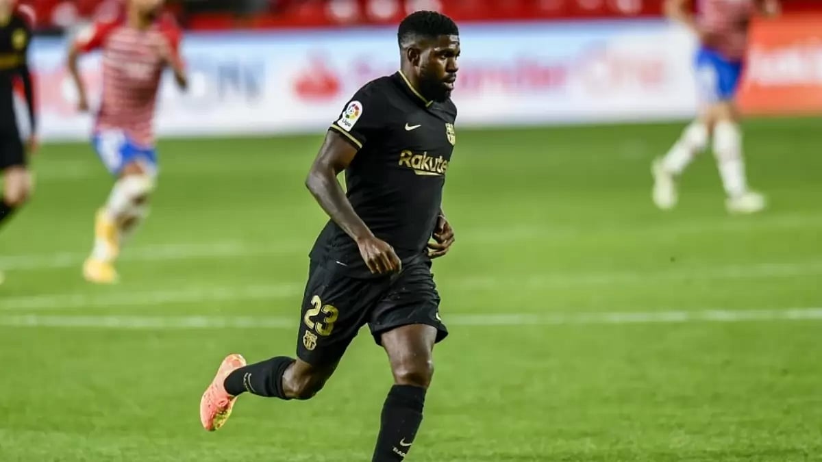 Umtiti played on a loan at Italian club Lecce this past campaign.