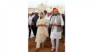 Raghav Chadha at Golden Temple