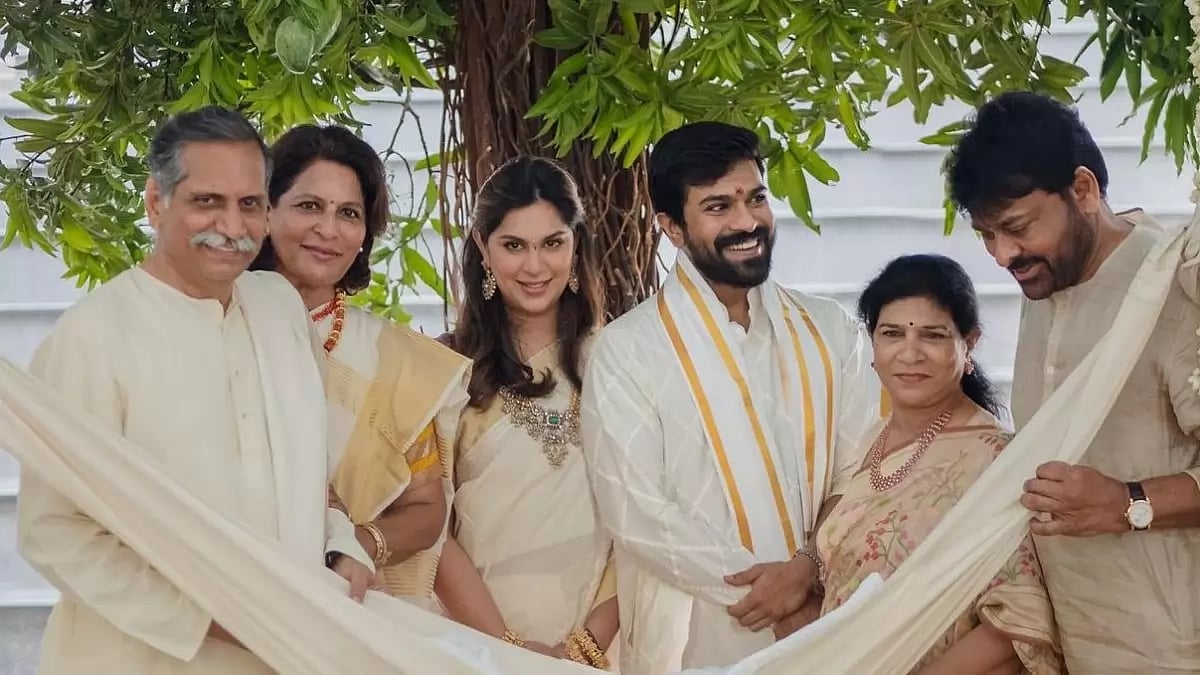 Ram Charan and Upasana with their parents
