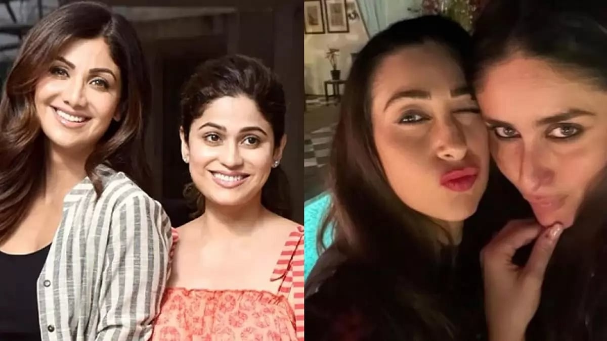 Shilpa Shetty, Shamita Shetty, Kareena Kapoor, Karisma Kapoor