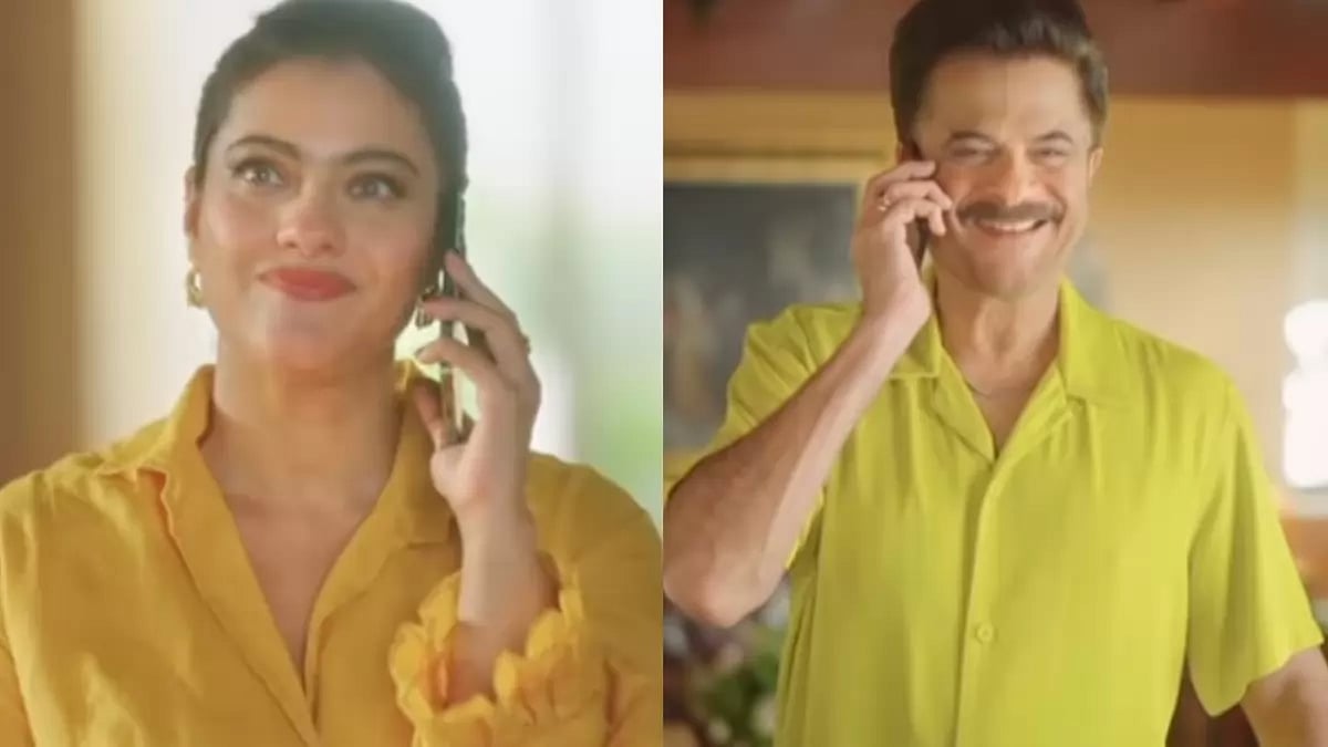 Kajol and Anil Kapoor