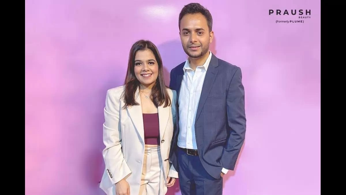 Garima Juneja and Gaurav Mishra, Co-Founders, Praush Beauty