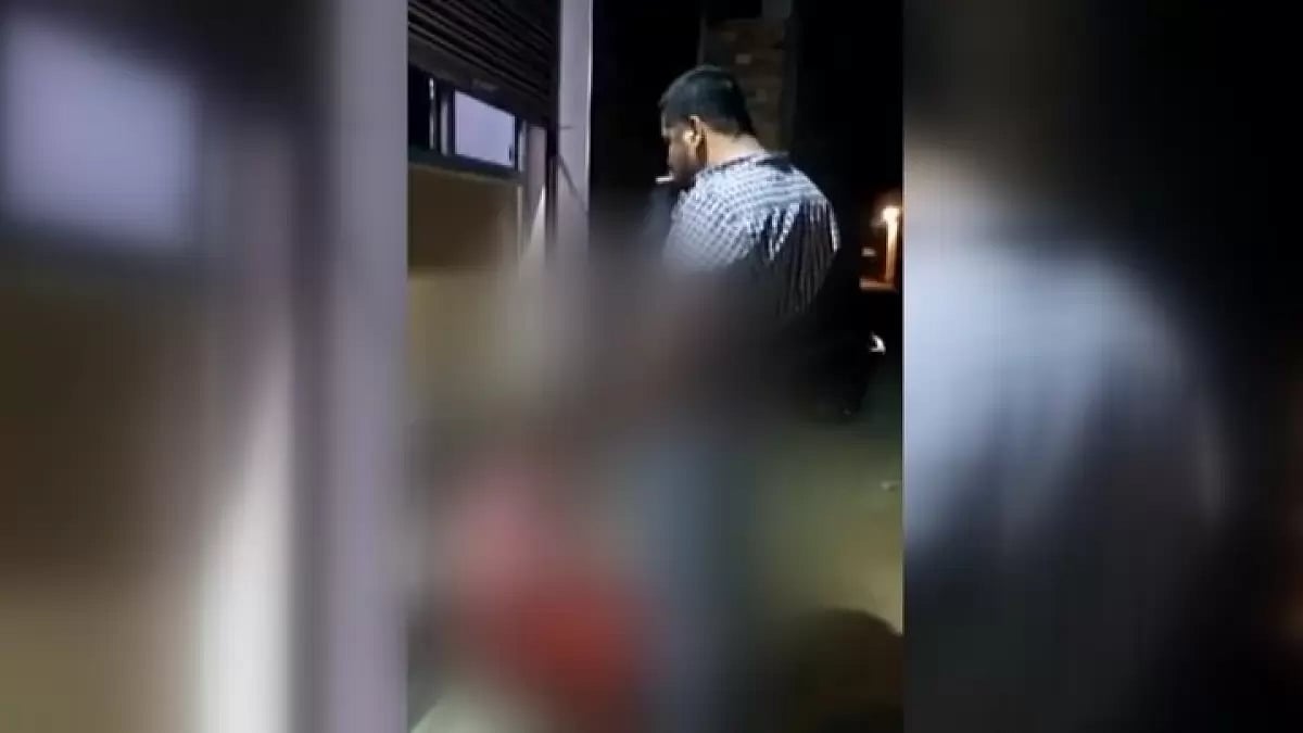 Video surfaced yesterday where a man was seen urinating on a tribal youth in Madhya 