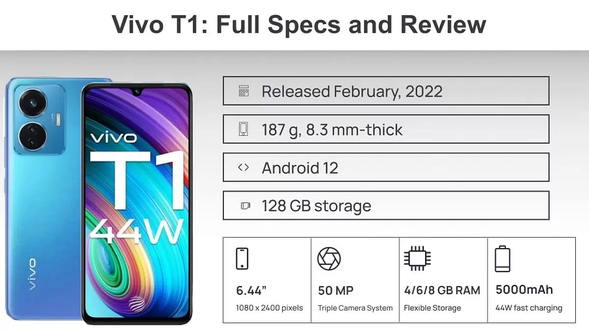 vivo t1 Full Specs and Review 