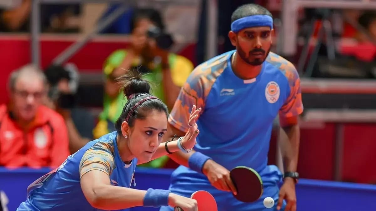 The Indian contingent had won bronze in men's team and mixed doubles at the Asian Games in Jakarta.