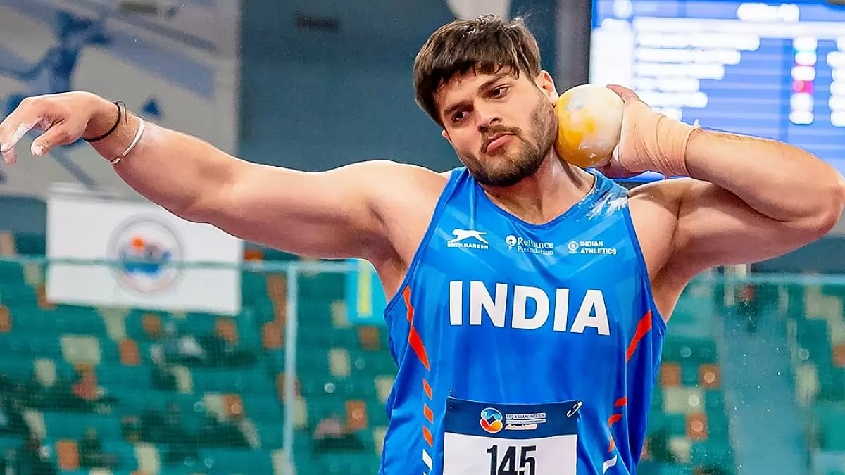 Karanveer has a personal best score of 20.10m.