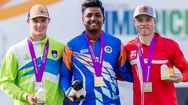 Priyansh Wins World U-21 Compound Archery Competition