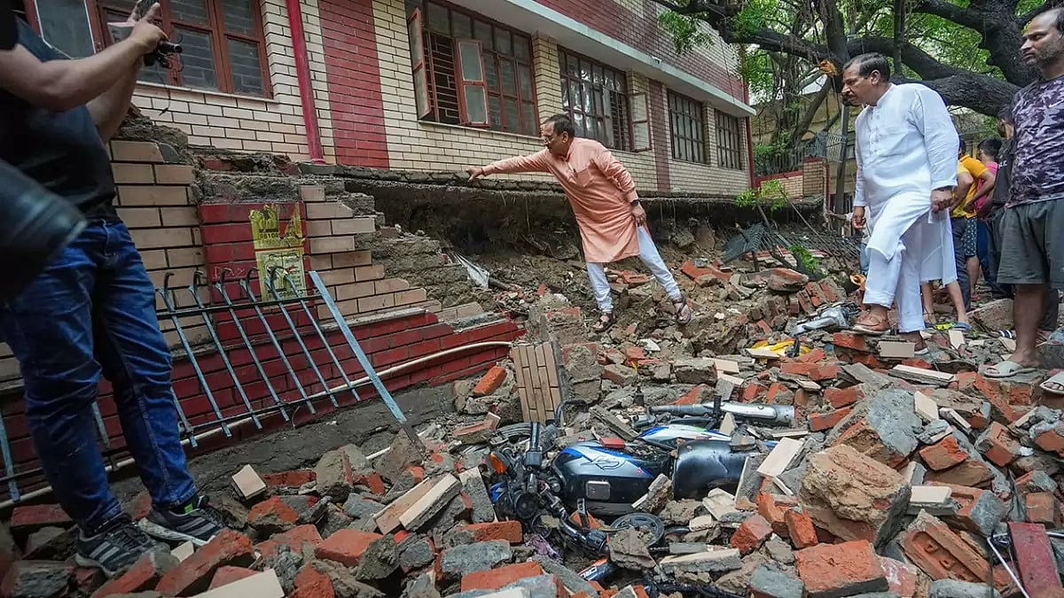 Building Partially Collapses Near Mathura's Banke Bihari Temple (Representative Image)