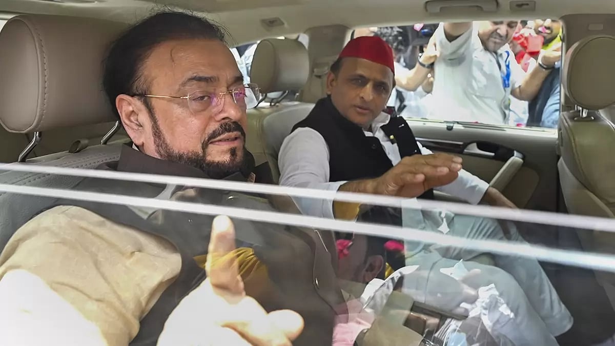 Akhilesh Yadav in Mumbai