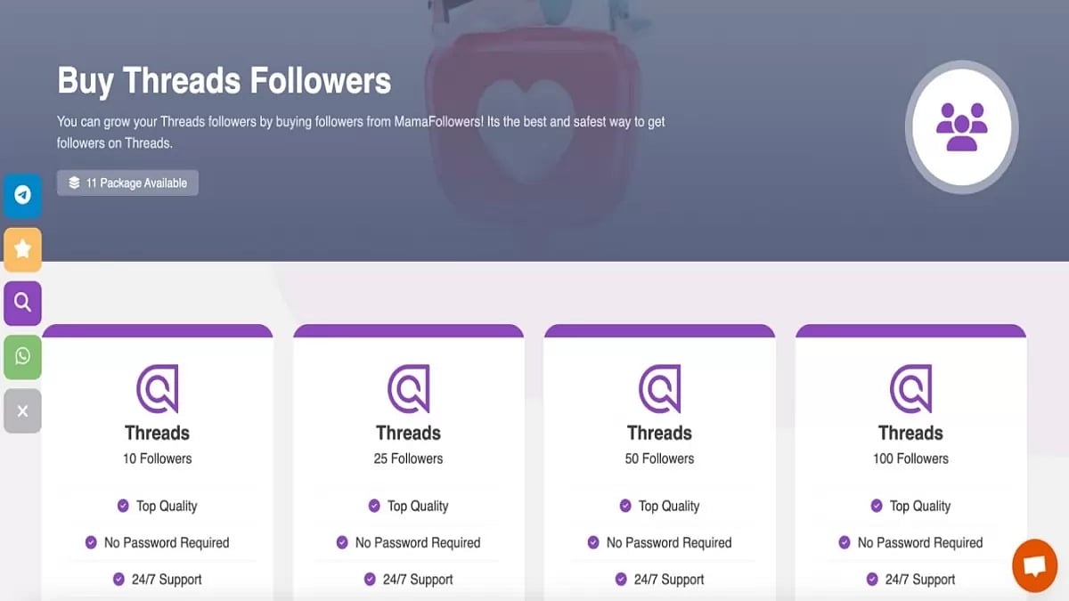 Buy Threads Followers