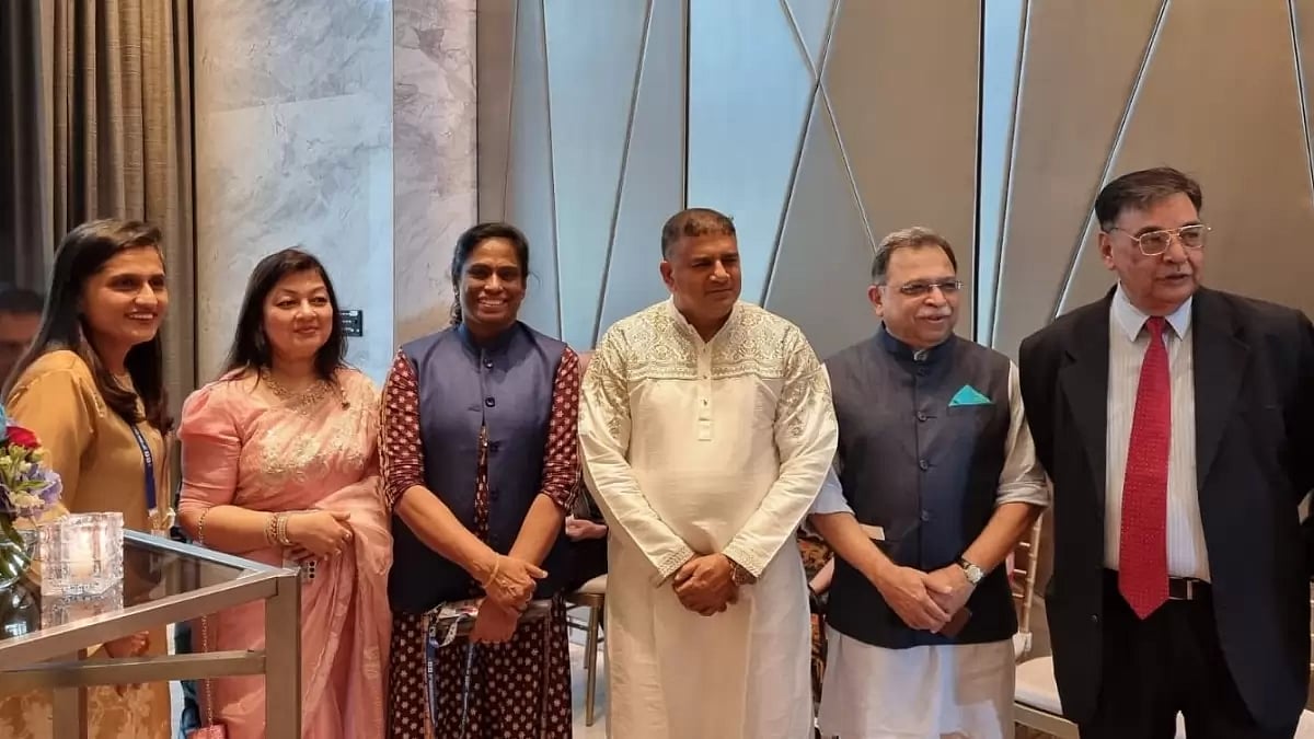 Sumariwalla, right, is in Bangkok to attend the Asian Athletics Council meeting.