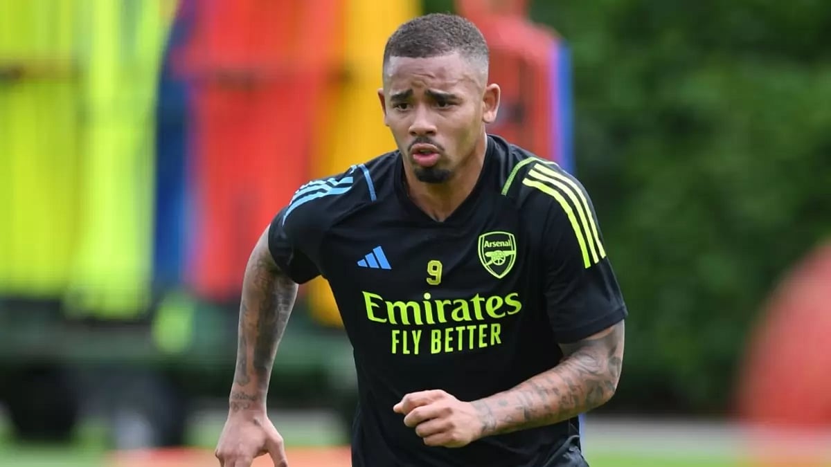 Arteta said Jesus had been feeling 'discomfort' in the knee for the past few weeks.