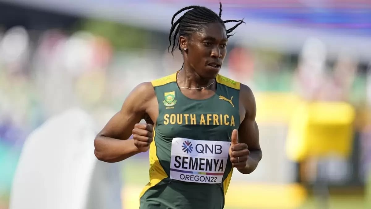 Semenya is aiming to run at next year's Olympics in Paris.