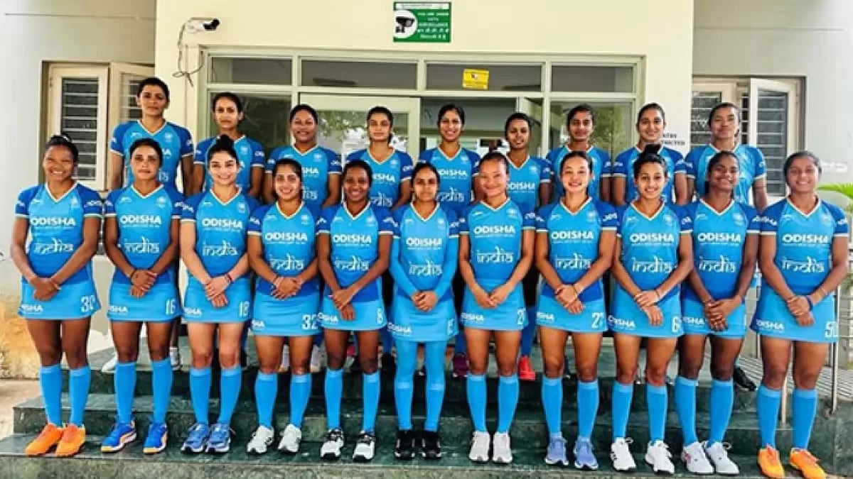 Indian Women's Hockey team.