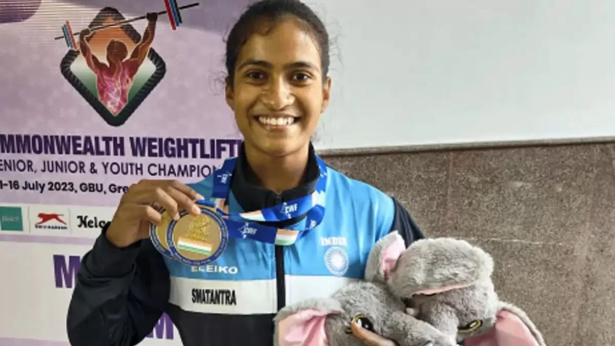 20-year-old Yadav recorded personal bests in the snatch as well as the clean and jerk section.
