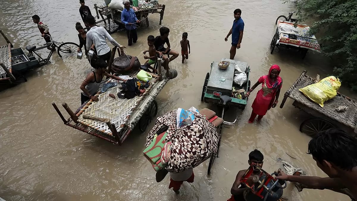 14 Killed As Rains Continue To Lash Uttar Pradesh; Several Rivers In Spate