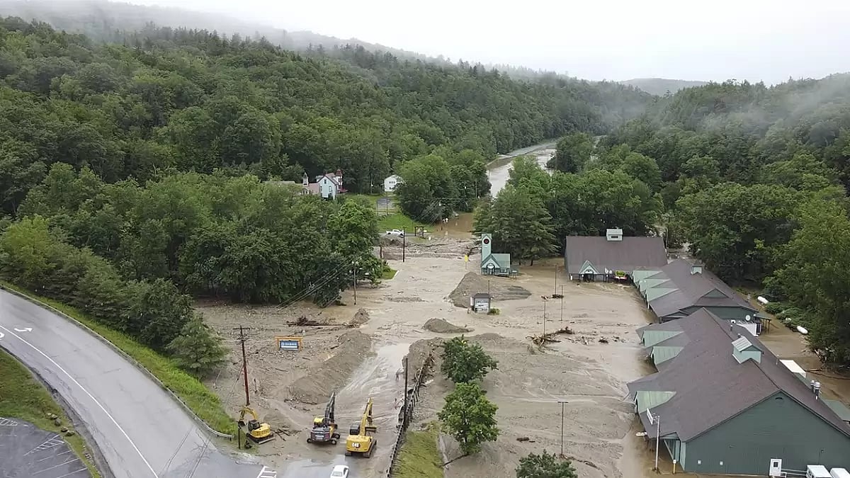 Northeast Flooding Vermont 