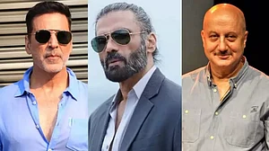 Akshay Kumar, Suniel Shetty, Anupam Kher