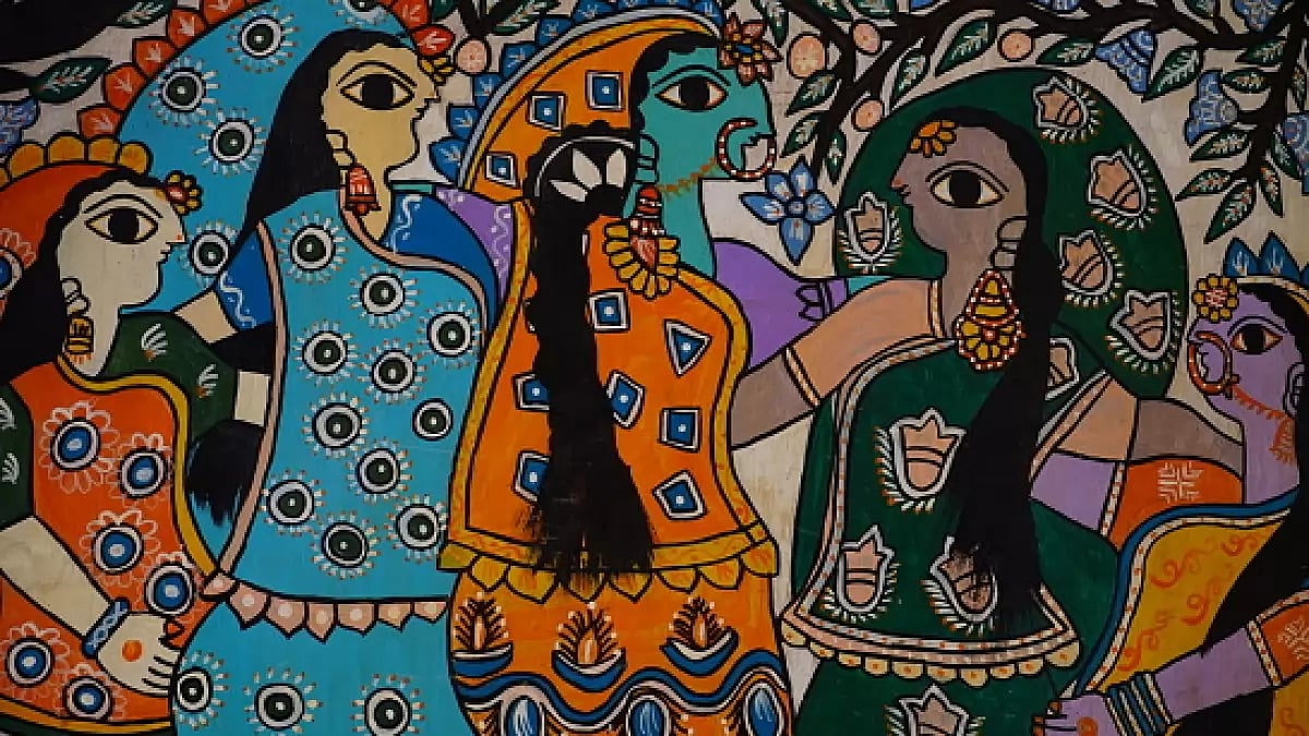 Madhubani artwork