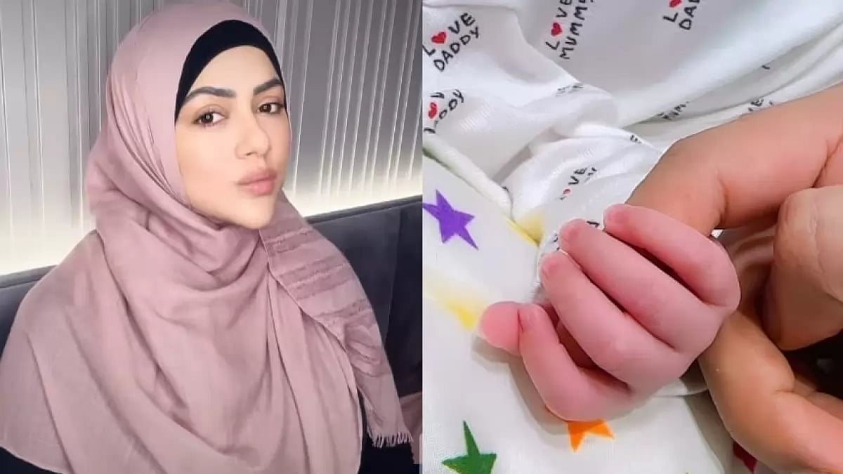 Sana Khan shares glimpse of her son