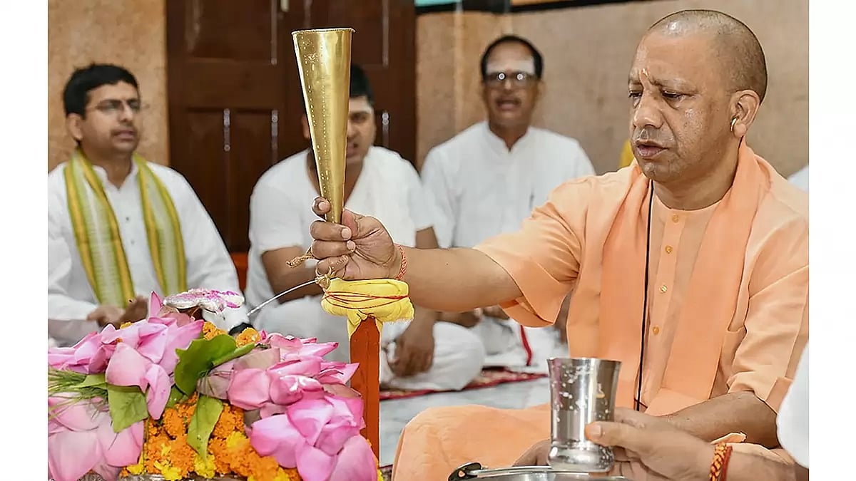 Sawan Somwar: Yogi Adityanath in Gorakhpur