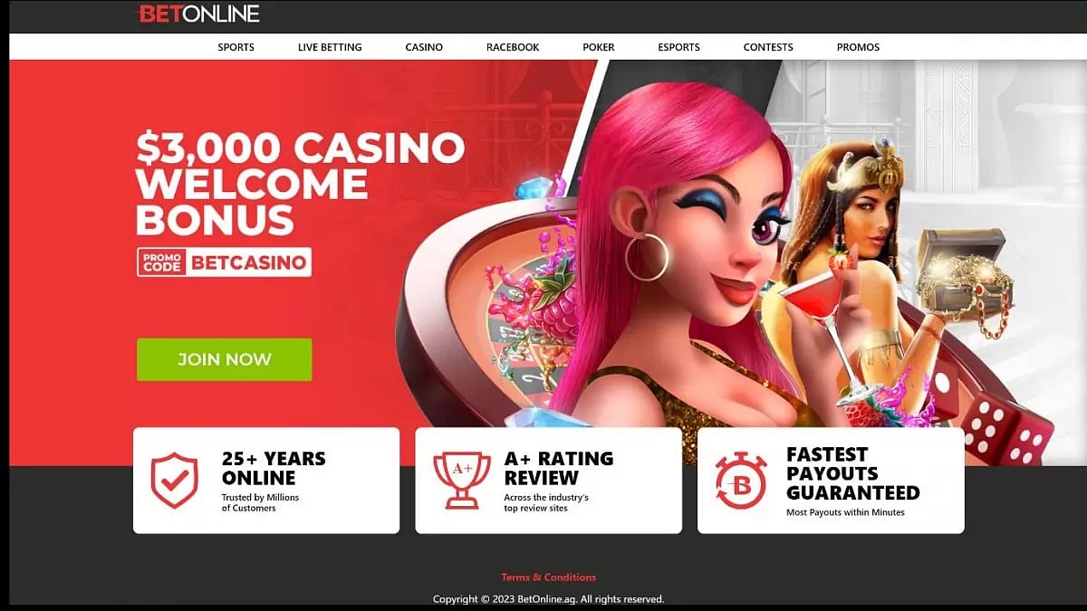 Best BetOnline Sister Casino Sites