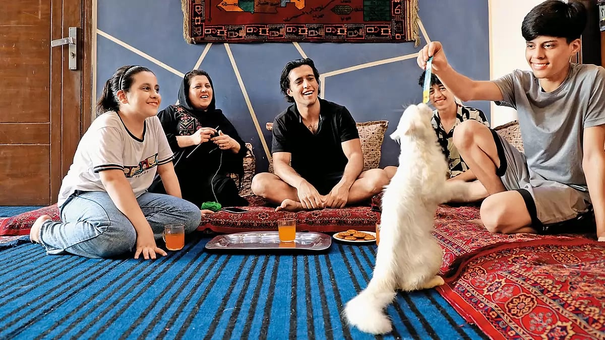 Life in India: Farida, an Afghan refugee, with her four children. She came to India in 2016 - null