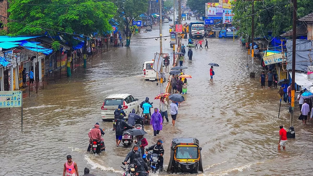 Rains Batter Mumbai, Road Traffic Affected In Many Areas