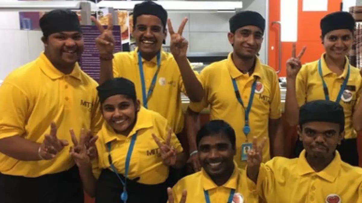 Employees of the Mitti Cafe