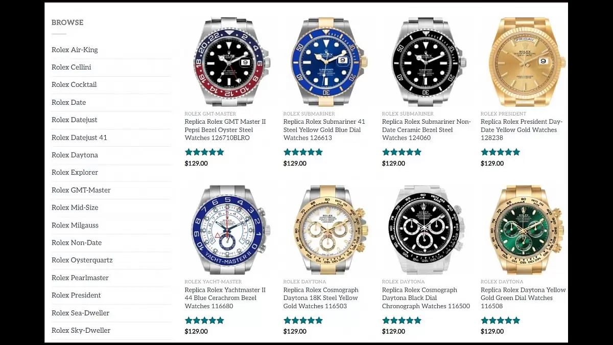  Replica Rolex Watches 