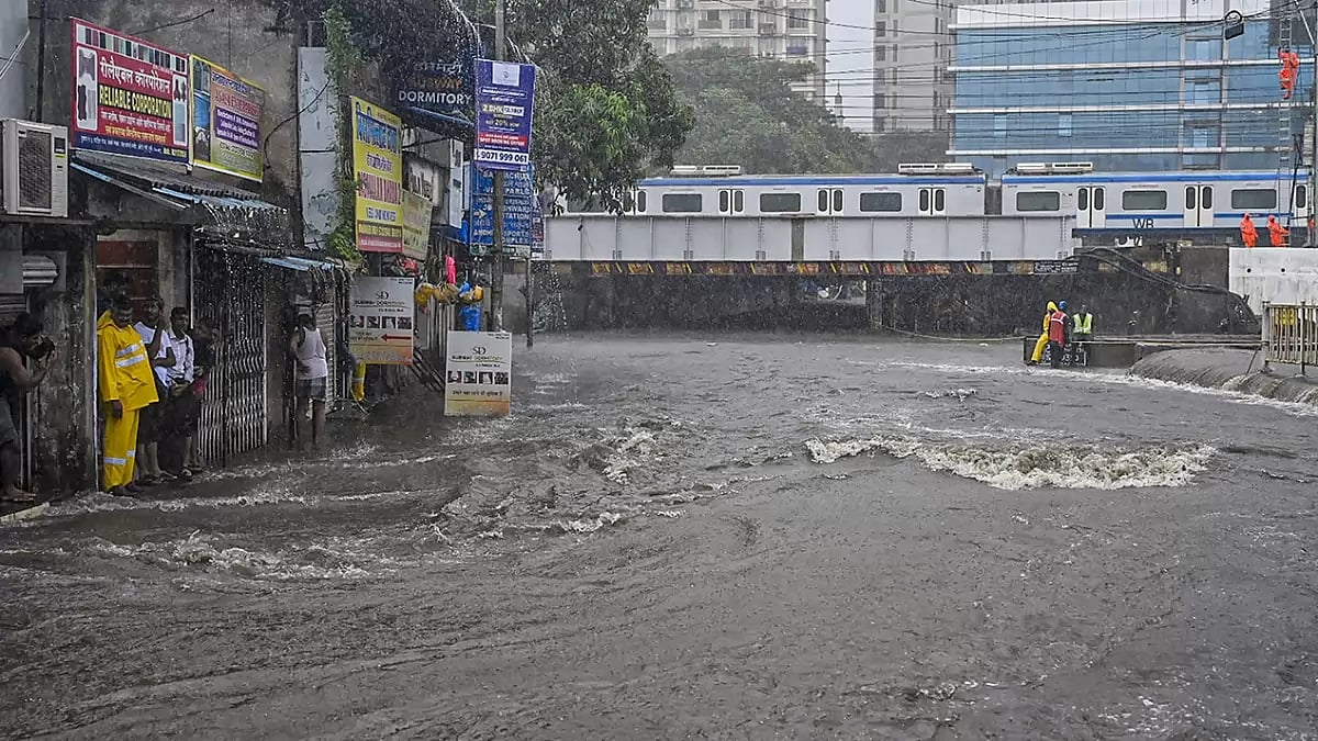 Monsoon rainfall in Mumbai
