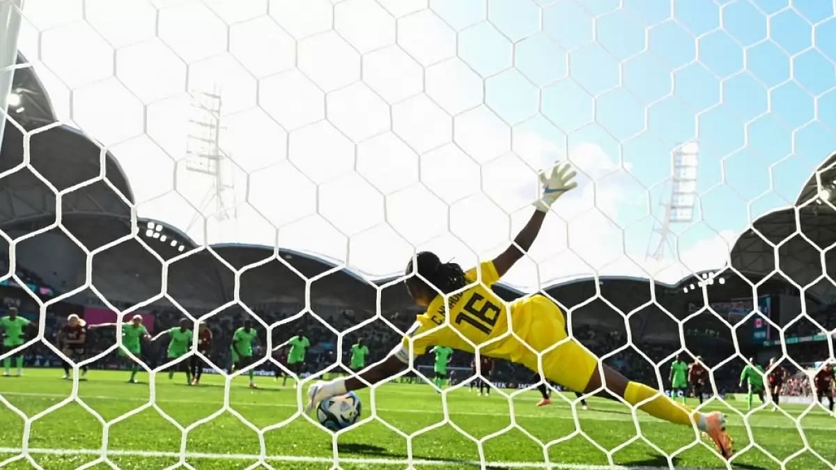 Canada captain Christine Sinclair was expected to convert from the spot in this Group B encounter.