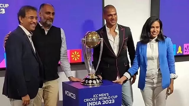 World Cup Trophy Arrives In Lucknow 