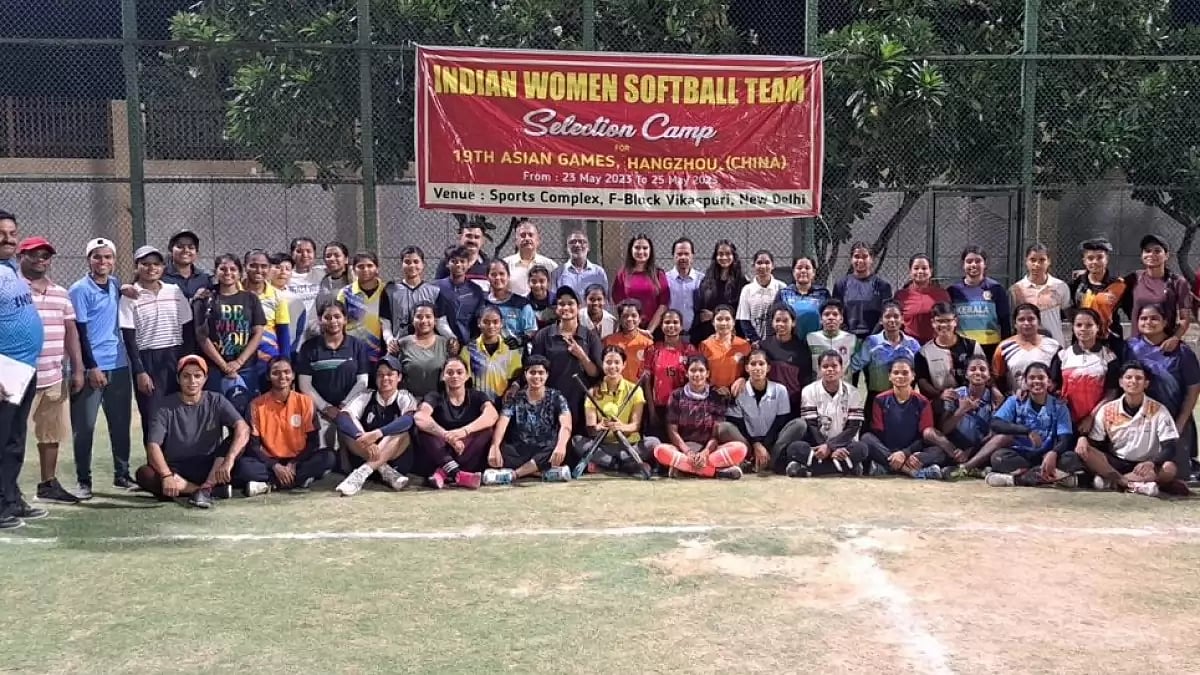 Indian women's softball team