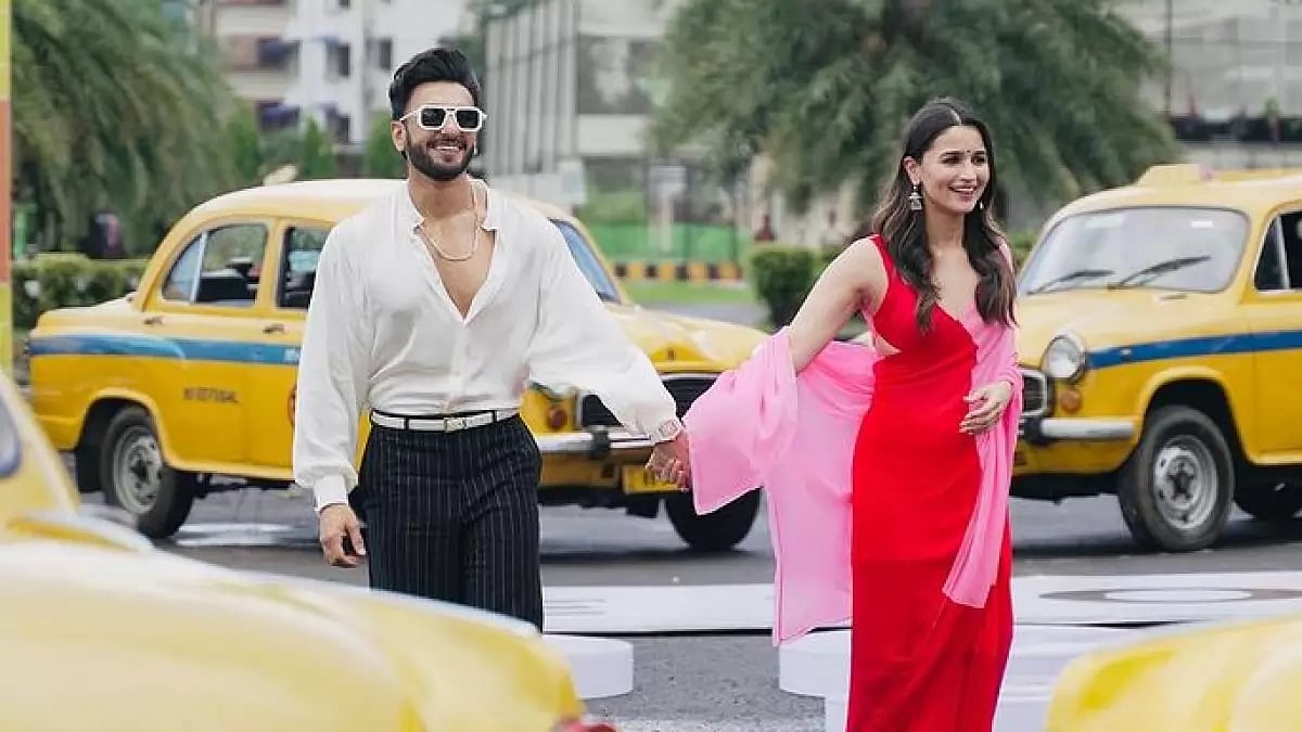 Ranveer Singh and Alia Bhatt in Kolkata
