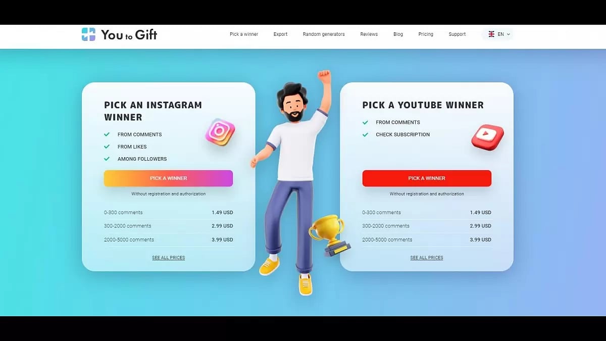 Pick an Instagram Giveaway